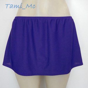 SMALL swimskirt purple swim skirt bottom CATALINA skirt pool beach NEW